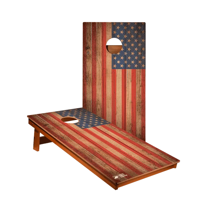 Patriotic Beginner Basics 2x4 Cornhole Set with Bags -  | American Cornhole Association