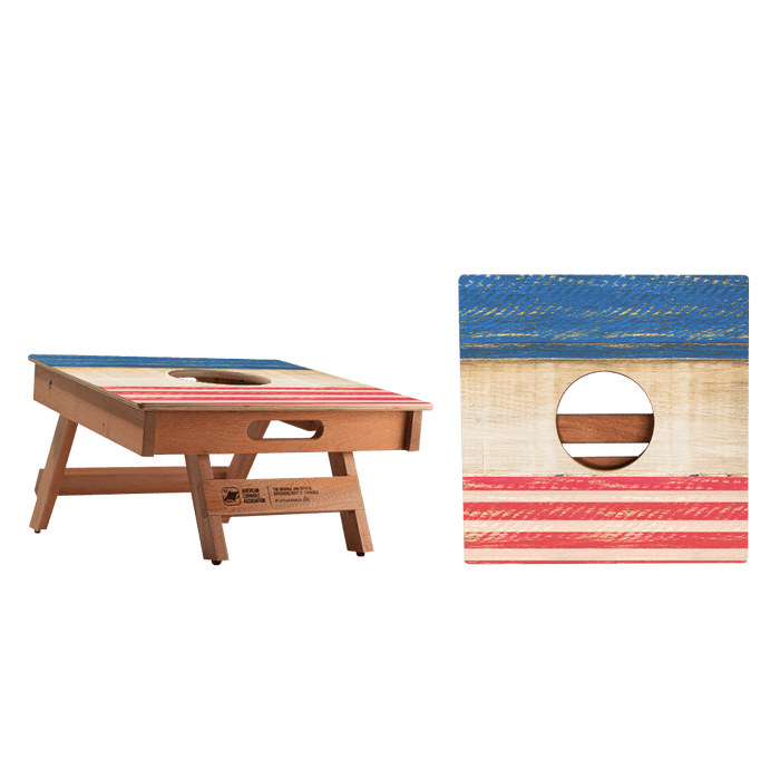 Patriotic Stripes Cornhole Airmail Box, - American Cornhole Association