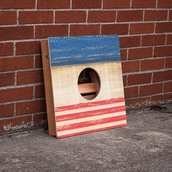 Patriotic Stripes Cornhole Airmail Box, - American Cornhole Association