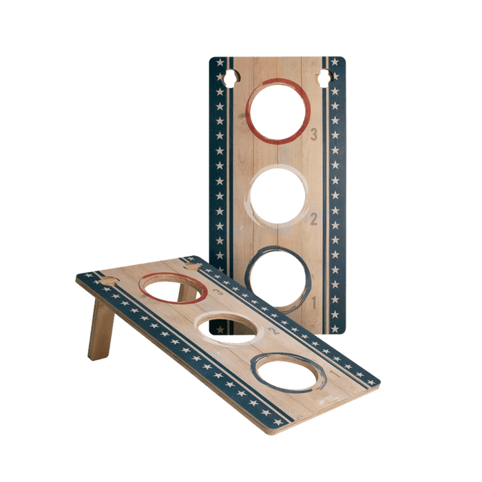 Patriotic Stripes Jamboree 3H Travel Cornhole Pong - 106882 - 417 | American Cornhole Association