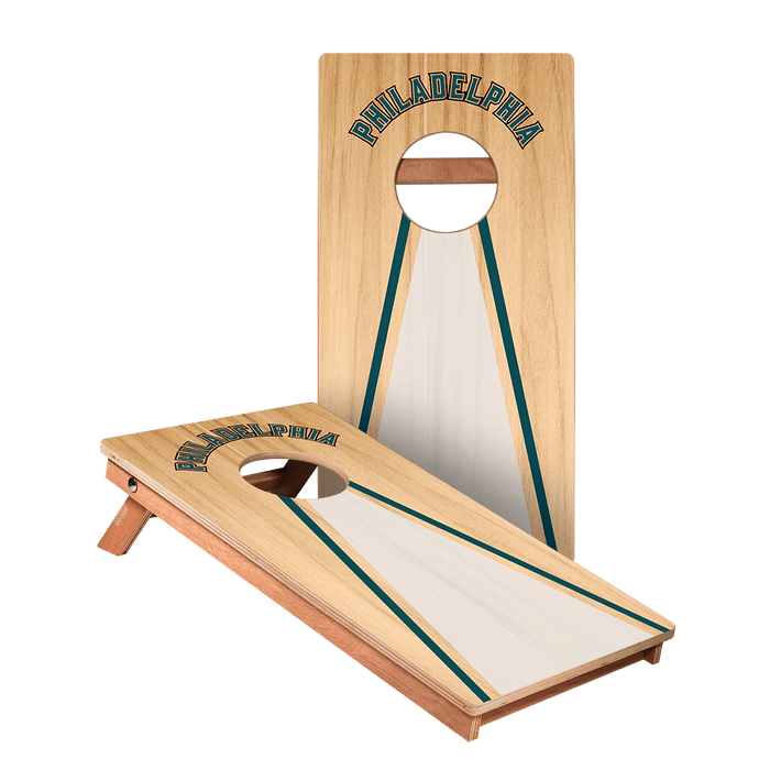 Philadelphia Football Gameday Backyard 1x2 ft Cornhole Board Set - WACA - 500448 - WB | American Cornhole Association