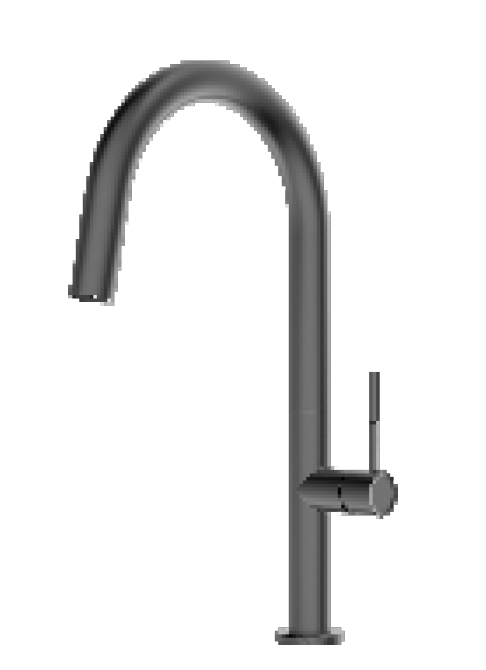 Pillar Sink Mixer - Grey