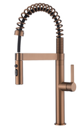 Pillar Sink Mixer - Rose Gold