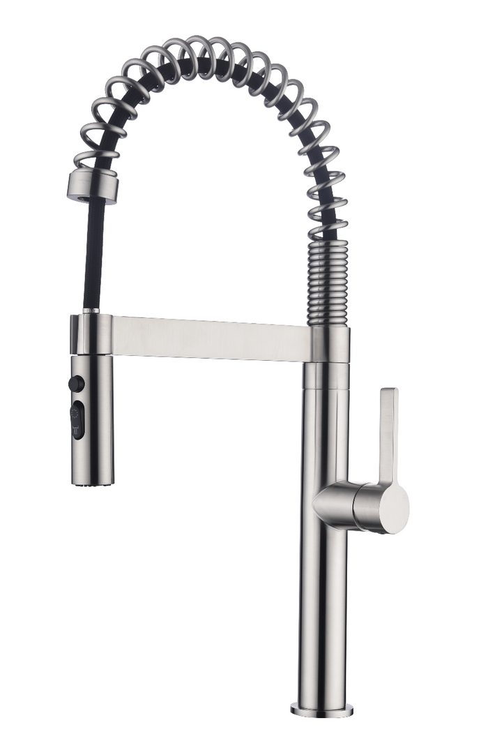 Pillar Sink Mixer - Satin