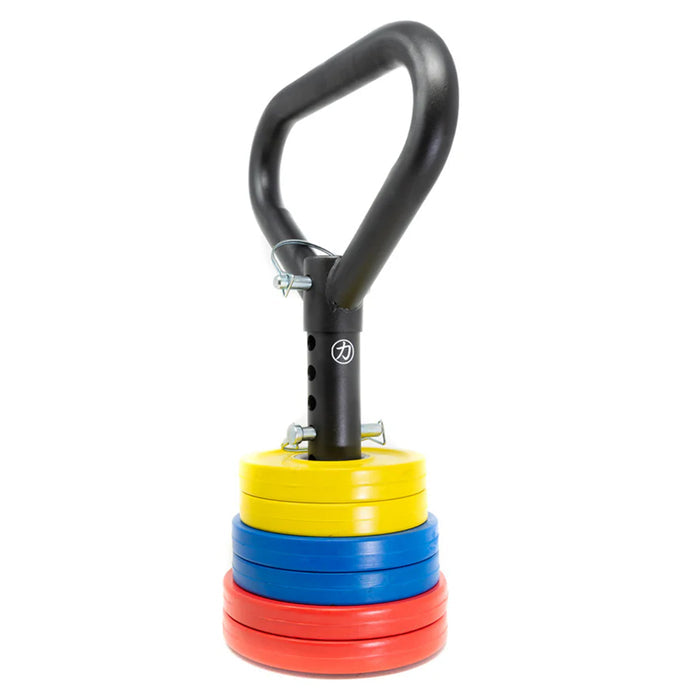 B-WARE Plate Loadable Adjustable Kettlebell Swing - Strength Shop