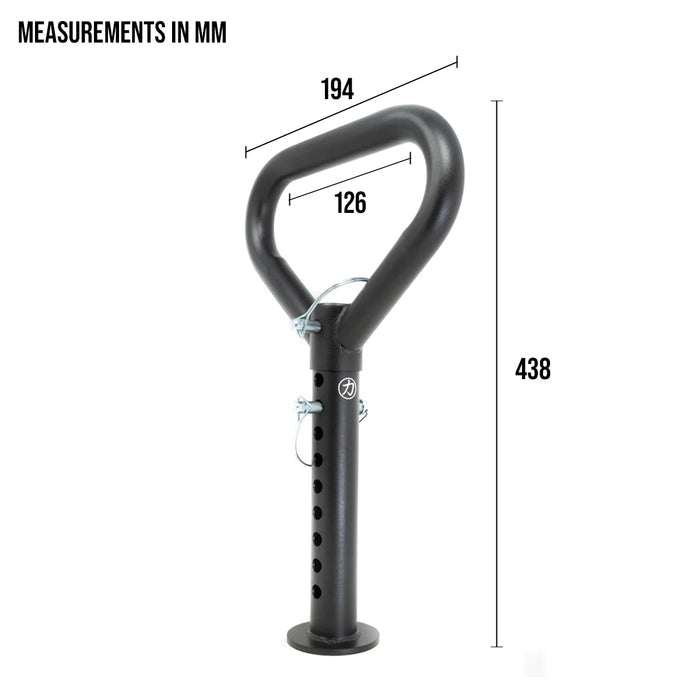 B-WARE Plate Loadable Adjustable Kettlebell Swing - Strength Shop