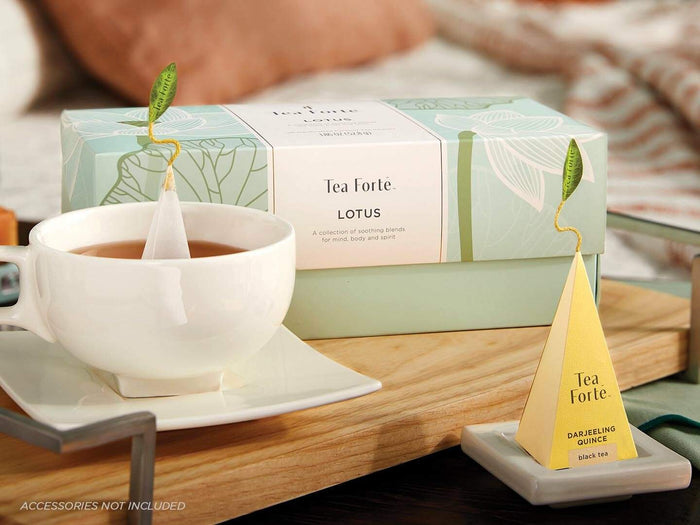 MAIN PDP | Lotus Presentation Box, with a Solstice Teacup and saucer