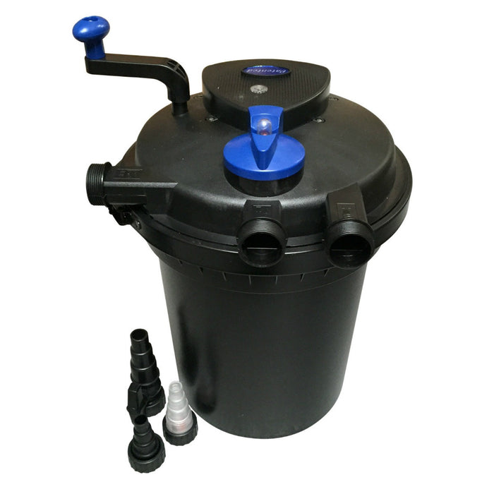 Pressurised Pond Filter Including UV Sterliliser All in One Ponds Up to 16,000L CPF-10000