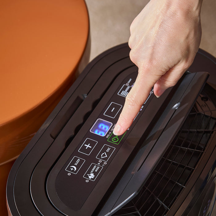 Control panel of Morphy Richards dehumidifier