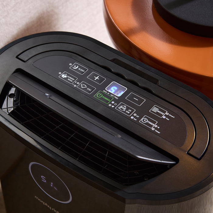 Control panel of Morphy Richards dehumidifier