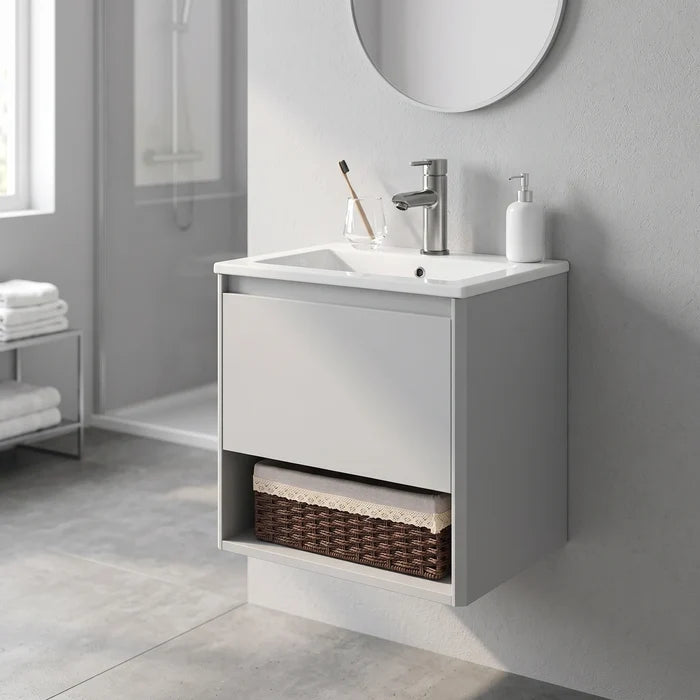 PVC Basin Cabinet Set in a room setting