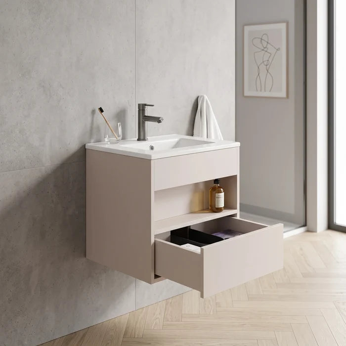 PVC Basin Cabinet Set in a room setting