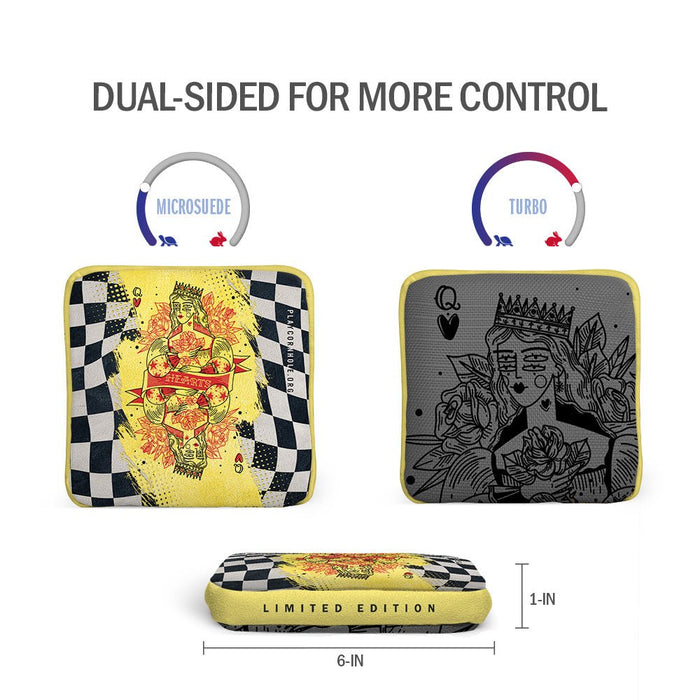 Queen Of Hearts Limited Edition Synergy Edge Cornhole Bags | 02.25 Drop - American Cornhole Association