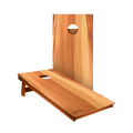 Raw Wood Panel Backyard 2400 Cornhole Boards - SKU: WACA-000413 | American Cornhole Association