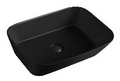 Rectangular Above Counter Wash Basin - Matt Black