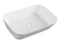 Rectangular Above Counter Wash Basin - Matt White