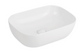 Rectangular Above Counter Wash Basin - White