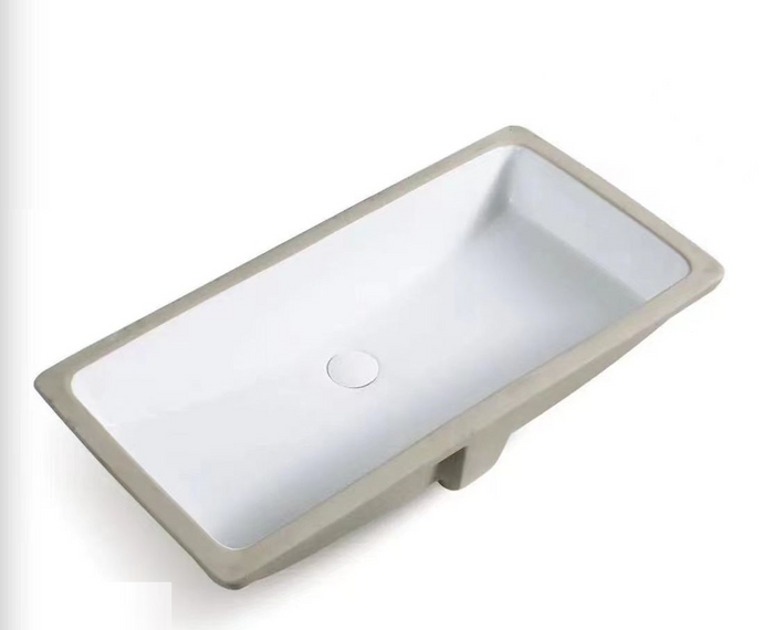 Rectangular Under Counter Wash Basin - White