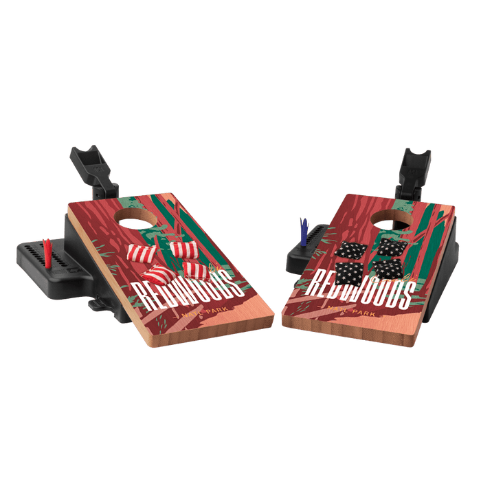 Redwoods Double Chuck Mini Cornhole Tabletop Game, - American Cornhole Association