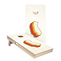 Retro California Star Cornhole Boards - ACA - 000360 | American Cornhole Association