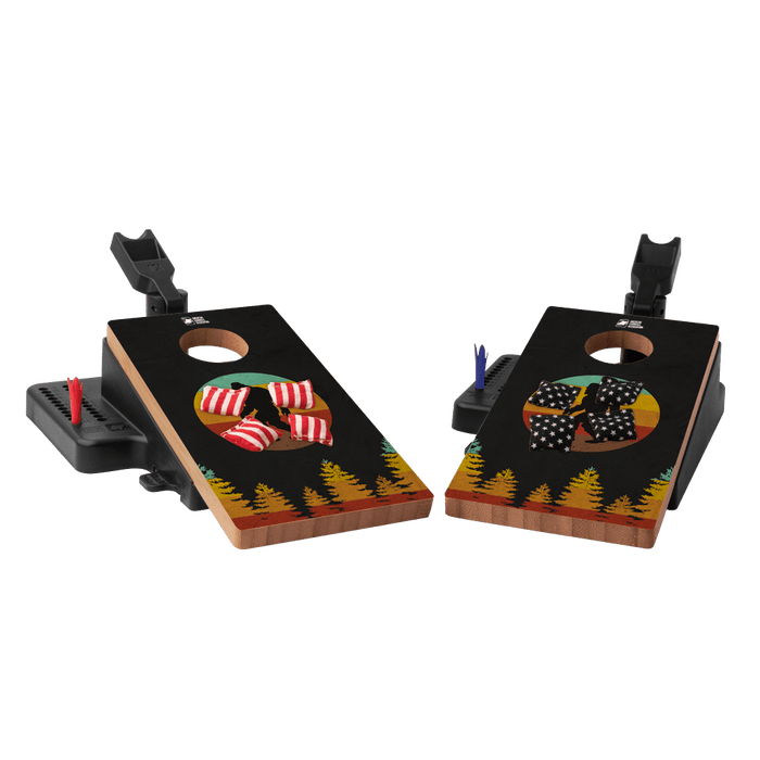 Retro Sasquatch Double Chuck Mini Cornhole Tabletop Game - 105790 - 46 | American Cornhole Association