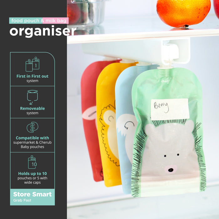 Reusable Baby Food / Yoghurt Pouches Bundle Kit | Cerulean & Sage