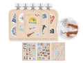 Reusable Food Pouches 150ml 5PK with 130+ Personalized Name & Picture Stickers | BIG EXPLORER