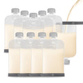 Reusable Silicone Breast Milk & Food Yoghurt Pouches 10PK 180ml