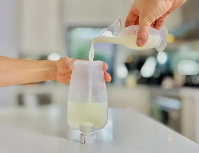 Reusable Silicone Breast Milk & Food Yoghurt Pouches 10PK 180ml