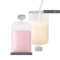 Reusable Silicone Breast Milk & Food Yoghurt Pouches 2PK 180ml