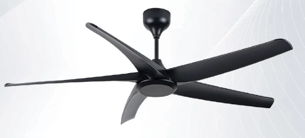 Rezo DC Motor Ceiling Fan- (46") 5 ABS Blade 18 Speed (F9+R9)  with Remote control - Matt Black