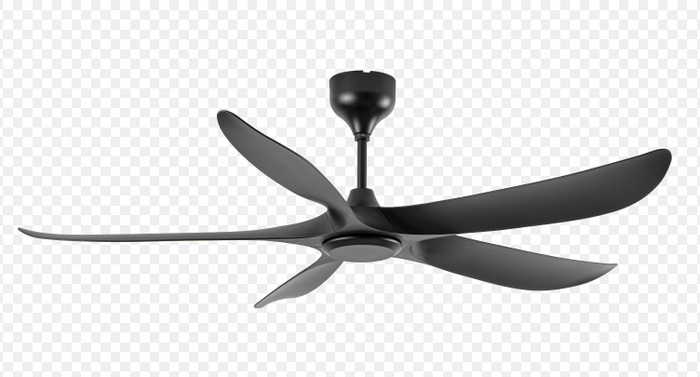Rezo DC Motor Ceiling Fan- (46") 5 ABS Blade 18 Speed (F9+R9) with Remote control - Matt Black