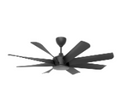 Rezo DC Motor Ceiling Fan- (60") 8 ABS Blade 12 Speed (F6+R6)  with Remote control - Matt Black