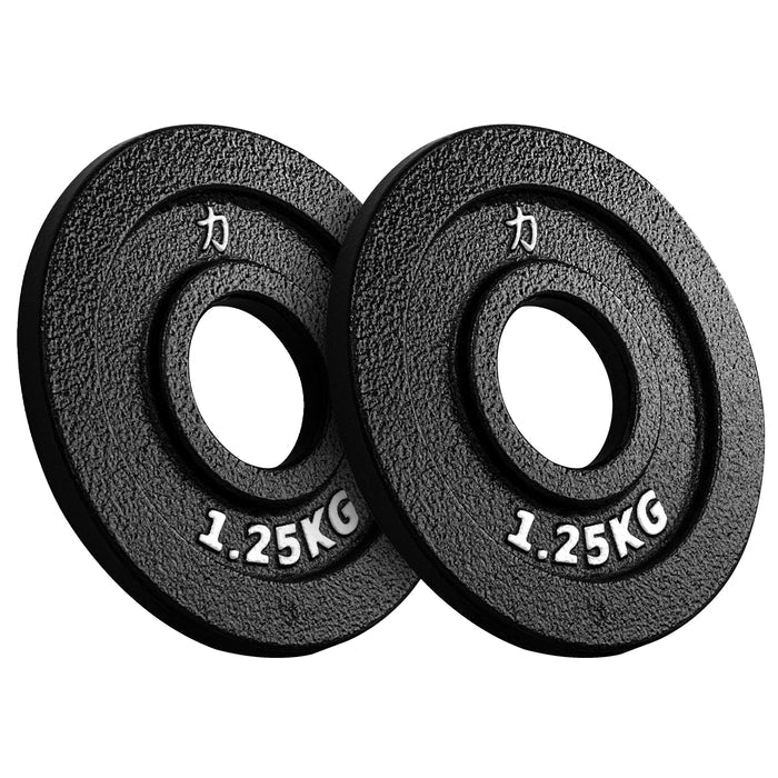 Riot Cast Iron Plate Package Powerlifting - 2 X 5KG, 2 X 2.5KG, 2 X 1.25KG - Strength Shop