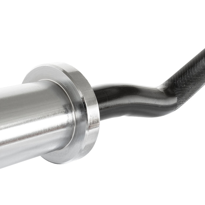 Riot EZ Curl Bar, 12kg - Black Shaft - Strength Shop