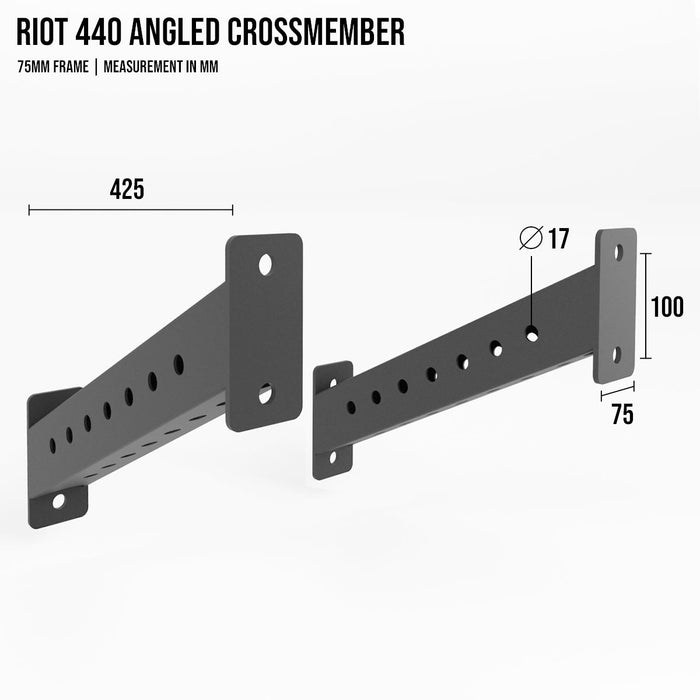 Riot MRR 75 | Angled Crossmember - Strength Shop