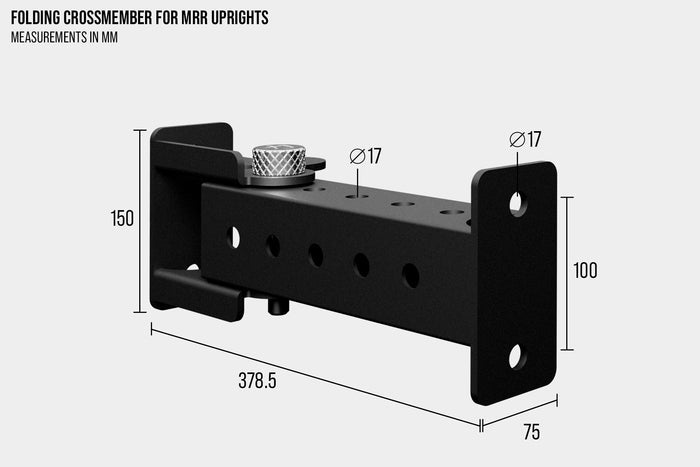 Riot MRR | Folding Crossmembers for MRR Uprights - Strength Shop