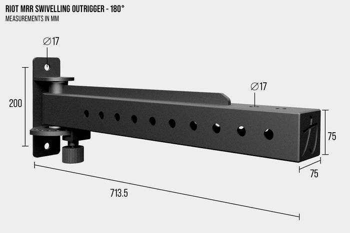 Riot MRR I Swivelling Outrigger - Strength Shop