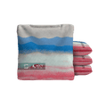 Rippling Stripes Red Blue NXT Dri - Tek Cornhole Bags, - American Cornhole Association
