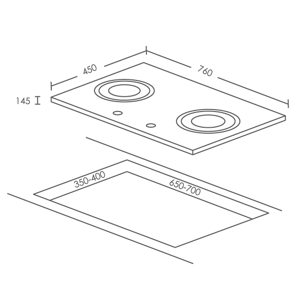 Robam Cooker Hob - Burner Only