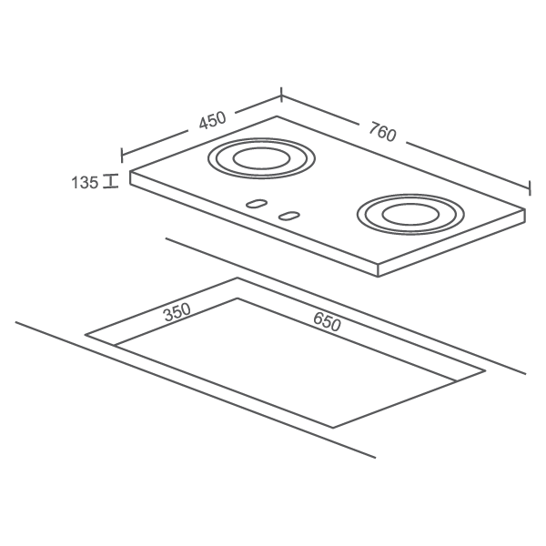 Robam Cooker Hob