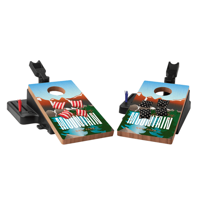 Rocky Mountain Double Chuck Mini Cornhole Tabletop Game, - American Cornhole Association