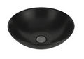 Round Above Counter Wash Basin - Matt Black