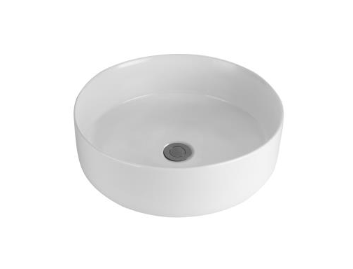 Round Above Counter Wash Basin - White