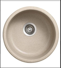 Round Granitetech Kitchen Sink - Sand