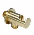 Round Shower Outlet Elbow for Hand Shower - Brushed Rose Gold