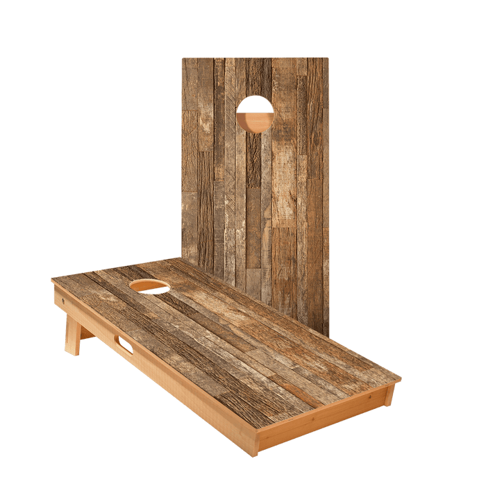 Rustic Wood Star Cornhole Boards, - American Cornhole Association
