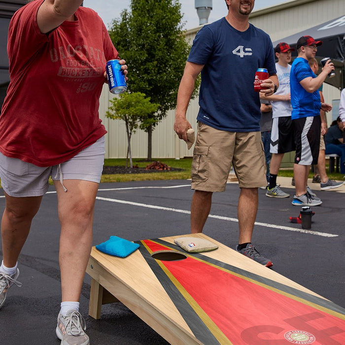 San Francisco Football Gameday Classic Triangle Star Cornhole Boards - ACA - 000471 | American Cornhole Association