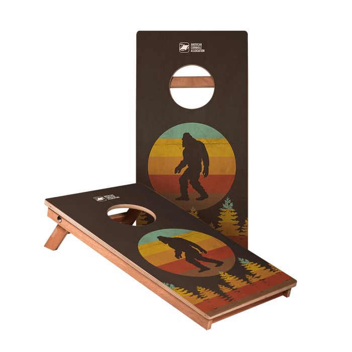 Sasquatch Backyard 1x2 ft Cornhole Boards - WACA - 500193 | American Cornhole Association