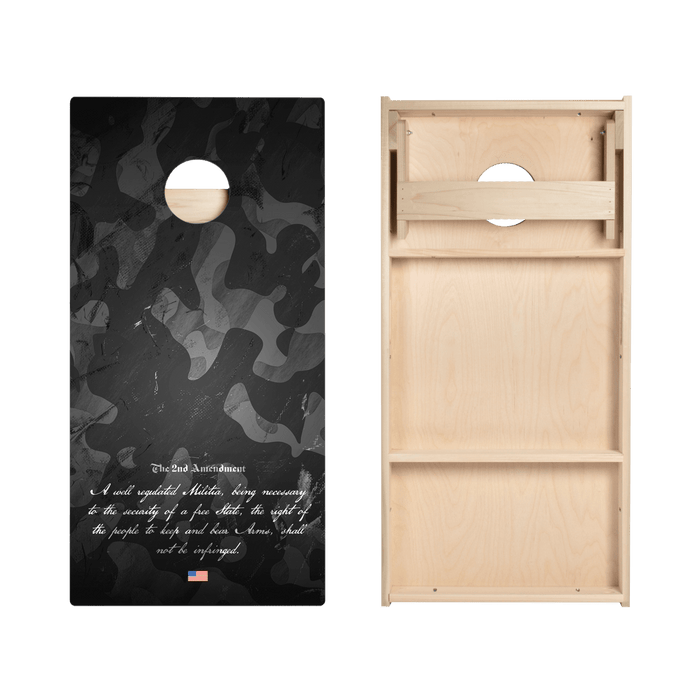 Second Amendment Star Cornhole Boards - ACA - 000220 | American Cornhole Association